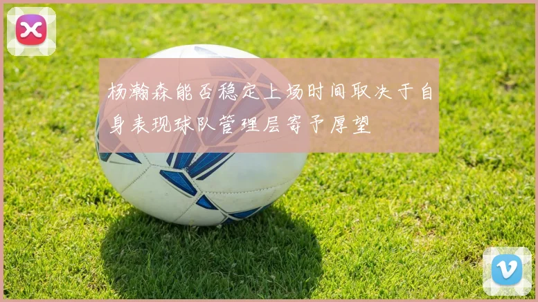 杨瀚森能否稳定上场时间取决于自身表现球队管理层寄予厚望